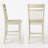 Ashby Solid Wood Slat Back Counter Height Barstools in White Finish, Set of 2-2115261544