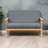 45" Recessed Arm Loveseat with Reversible Cushions-1442999074