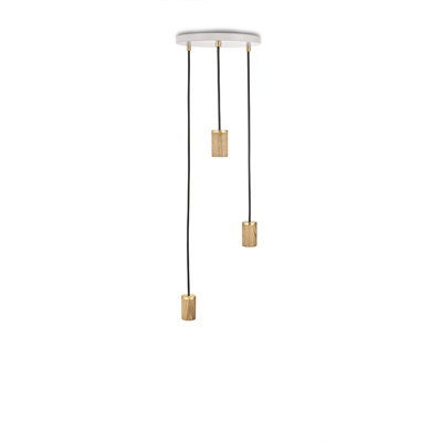 Oak Triple Pendant