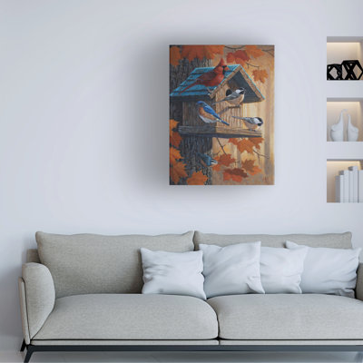 Jeff Hoff Autumn Gathering Canvas Art