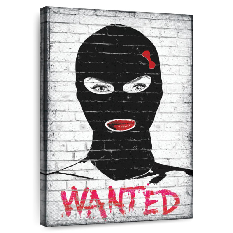 Wanted Chic Robber, 51" H x 34" W