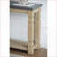 Table basse rustique moderne avec plateau en béton et structure en bois - idéale pour le salon