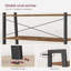 Annalin 137.5cm H x 80cm W Metal Standard Bookcase