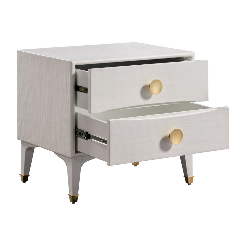 25'' W Nightstand, White