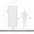  Geode Integrated LED 21.5in Outdoor Wall in Matte Black with Fluted Striped Glass-536360855-536360857