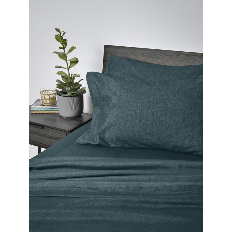 Ensemble de draps Safdie & Co. Inc, Moutarde, Ensemble de draps pour très grand lit + un drap-h