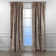Rideau simple extra long et extra large en velours brillant de luxe