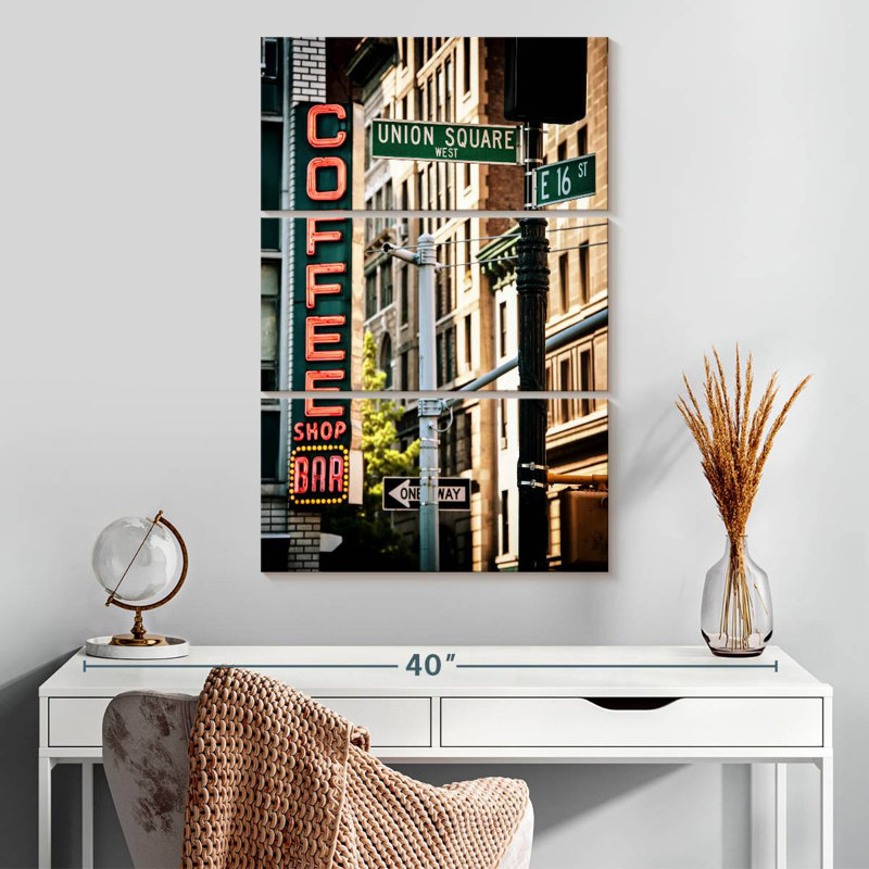Sireci Union Square Coffee, 32" H x 20" W