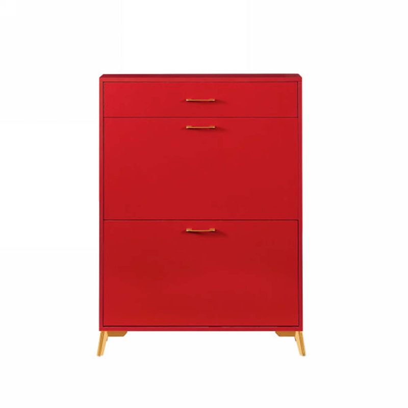 Armoire de rangement pour chaussures avec 2 tiroirs rabattables
