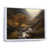 White Floater Framed