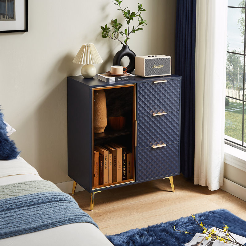 Commode de style moderne, Bleu