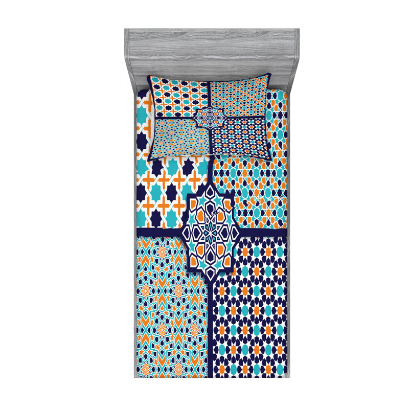 Microfiber Sheet Set, Twin XL Sheet Set with Fitted Sheet