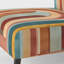 Chaise rembourrée à motif géométrique abstrait-1650917498