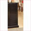 Armoires à chaussures avec tablettes réglables Portes à persiennes, espresso | L 30 po x P 15 po x H 34,5 po | Bois massif | Chambre-918457020