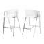 Ensemble de 2 tabourets de bar modernes pour patio