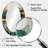 Green And Pink Transcending Reality - Modern Oval Wall Mirror-1979489390