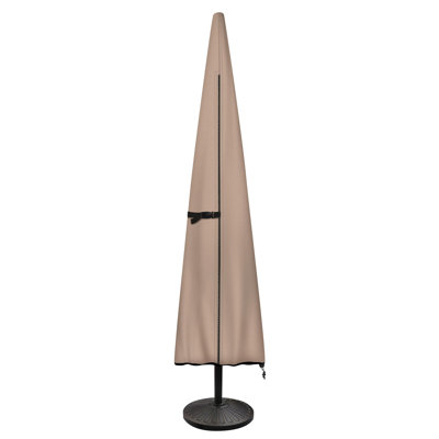 Patio Parasol 600D Waterproof Outdoor Market Umbrella Cover - Fits Market Umbrella Up to 12 Feet