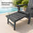 Dareona Pakkdiarie Folding Adirondack Chair with Cup Holder,HDPE Outdoor Chair with Comfort Ergonomic Seat for Patios,Lawn,Garden, Backyard Use-595965020