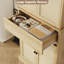 Grand garde-manger, garde-manger en rotin avec portes et tablettes réglables