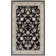 Tapis noir 100% polypropylène Clervil