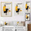 Fyke gris jaune minimalisme pureté de la forme I - décoration murale minimalisme-269211351-269211350