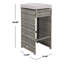 Ensemble repas pour 6 personnes en osier avec table rectangulaire Weisser-731435266-719427785