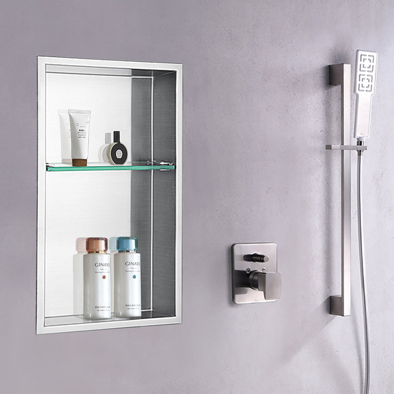 Stainless Steel Shower Niche Bathroom Niche Shelf