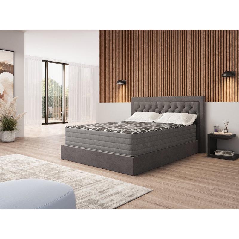 Matelas double de 12 po avec mousse lisse et housse de glace pour un meilleur repos et un confort amélioré