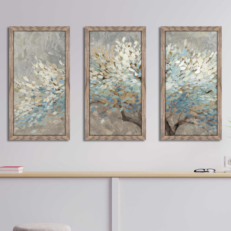 «A Thousand Silver Lifetimes», reproduction de 3 pièces sur acrylique, H 33,5 po x l 52,5 po x P 1 po