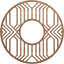 Médaillon de plafond 18 po x 18 po x P 6 5/8 po x P 1/4 po-63411745-63411735