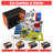 Collapsible Crate, 55L Foldable Plastic Milk Crate with Side Handles, Stackable Containers Storage Baskets-303003005