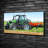 Tractor On The Field - Wrapped Canvas Print