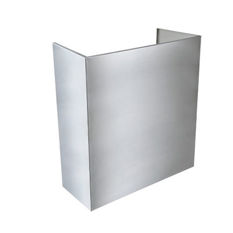 Housse de conduit de profondeur longue pour hotte, H 30 po x l 25 po x P 13 po