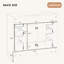 Meuble-lavabo 36 po sans lavabo, base d'armoire seulement, une armoire et six tiroirs-102308863