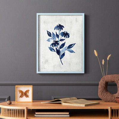 Wild Indigo I Framed Print - Solid Wood