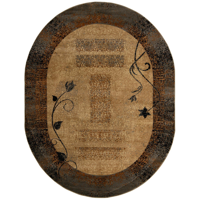Arabica Indoor Rug, Oval 7'10" x 10'