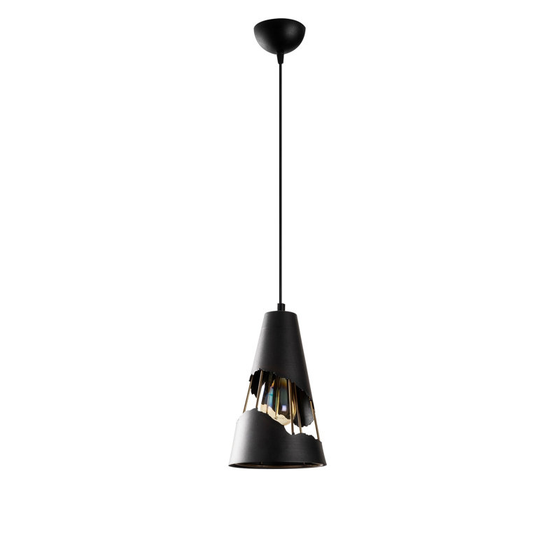 1 - Light Black Single Pendant