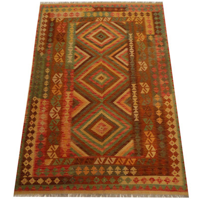 Tapis rouille tissé à la main Azpeitia