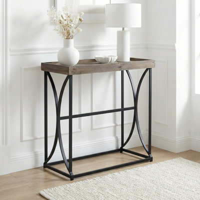 Faircloth 23.5'' Solid Wood Top Console Table