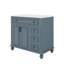 Meuble-lavabo de 36 pouces avec meuble-lavabo avec tiroir escamotable et 3 tiroirs-965452595