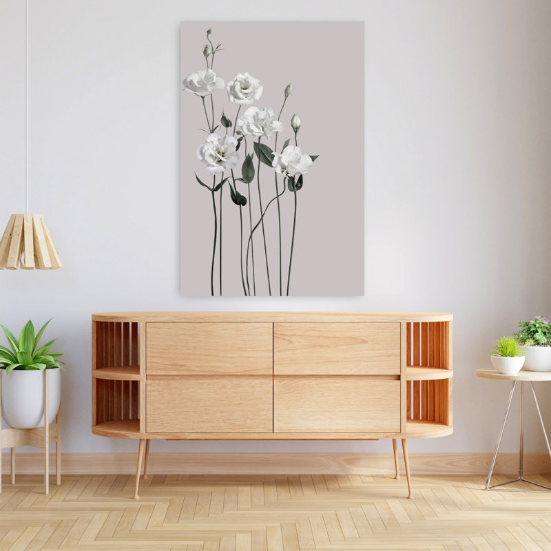 Fleur 1, art contemporain abstrait, H 48 po x l 32 po