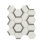 Avery 3" x 3" Honeycomb Mosaic Wall & Floor Tile