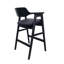 Chaise de bar Baconton - noir / noir-2141873099