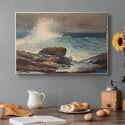 Breaking Wave, Prout's Neck-Winslow Homer-Gallery, toile tendue-c. 1887