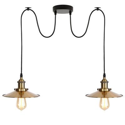 Gunn 2 - Light Black Cluster Pendant