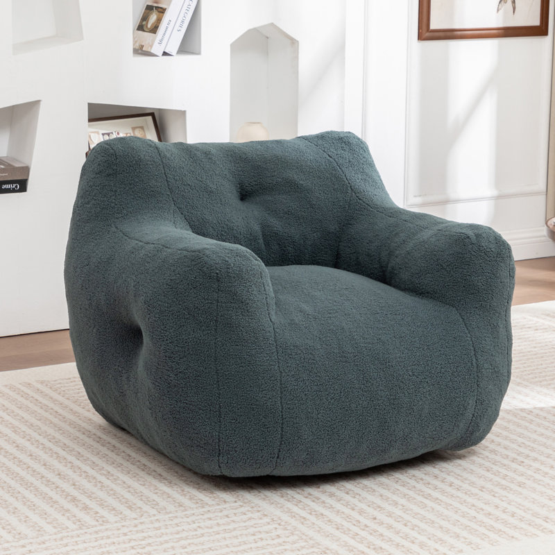 Fauteuil à billes, Ourson vert clair