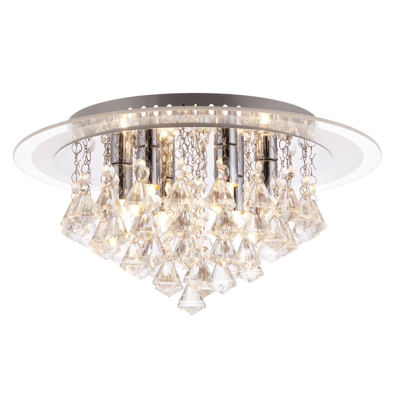 Hadrian Crystal Flush Mount
