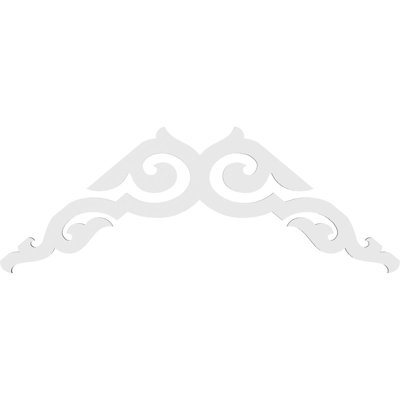 Rotherham Signature Urethane Gable Pediment, Primed Tan
