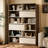 Simple floor-standing bookcase display cabinet