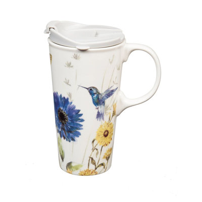 Cypress Home Earthenware Travel Mug
